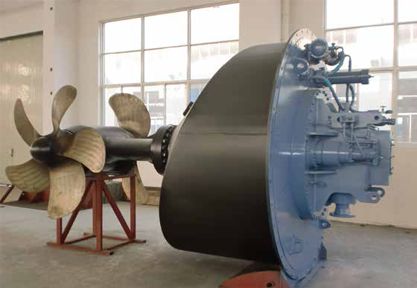 全回转对转桨舵桨